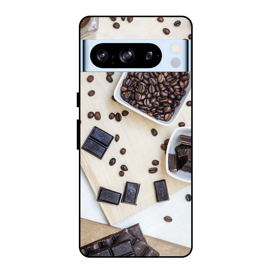 Coffee Beans and Chocolate Metal Back Case for Google Pixel 8 Pro