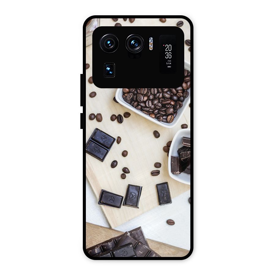Coffee Beans and Chocolate Metal Back Case for Mi 11 Ultra