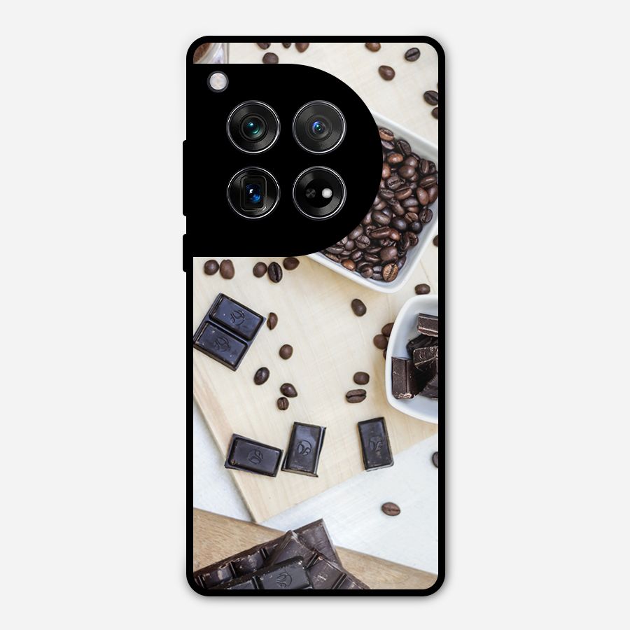 Coffee Beans and Chocolate Metal Back Case for OnePlus 12