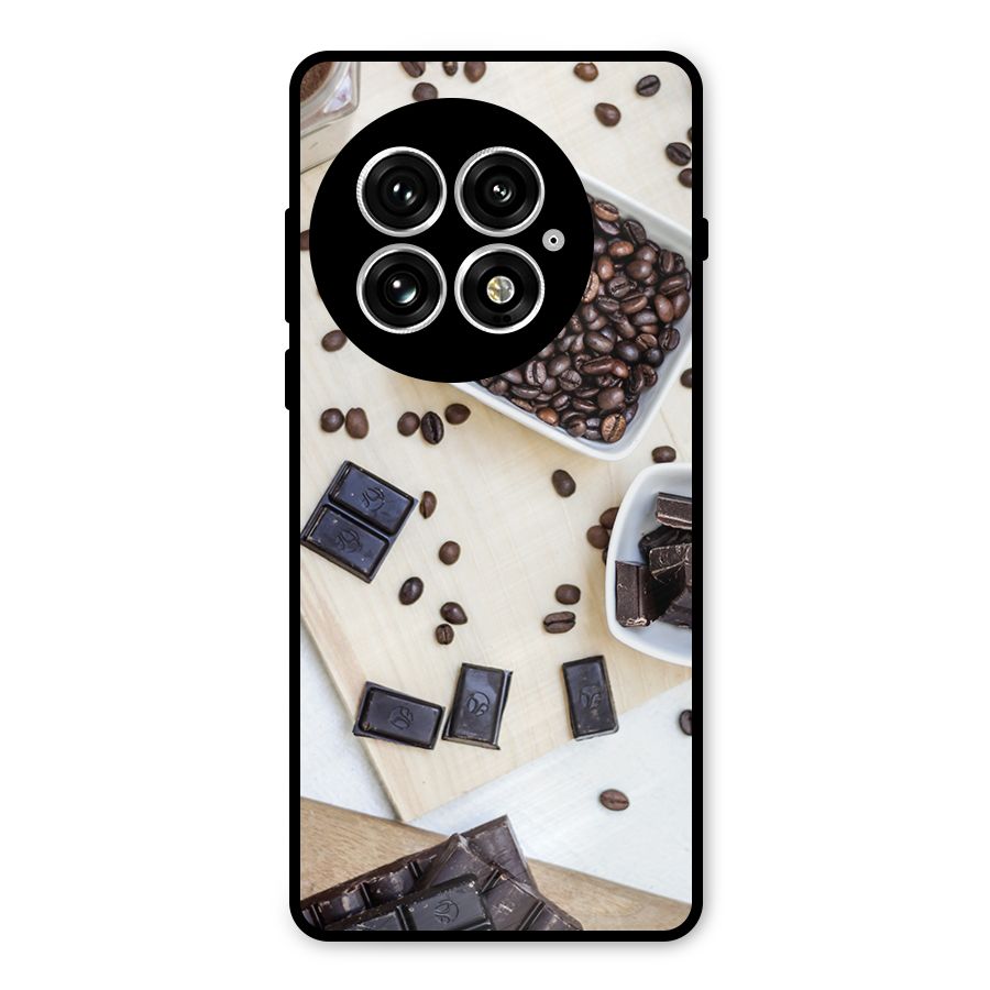 Coffee Beans and Chocolate Metal Back Case for OnePlus 13