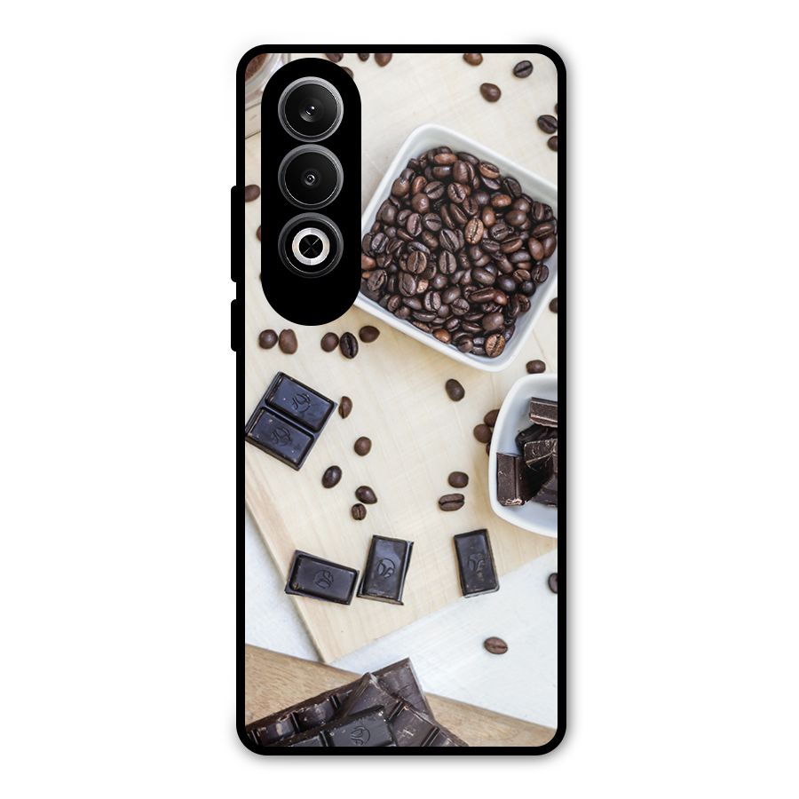 Coffee Beans and Chocolate Metal Back Case for OnePlus Nord CE4
