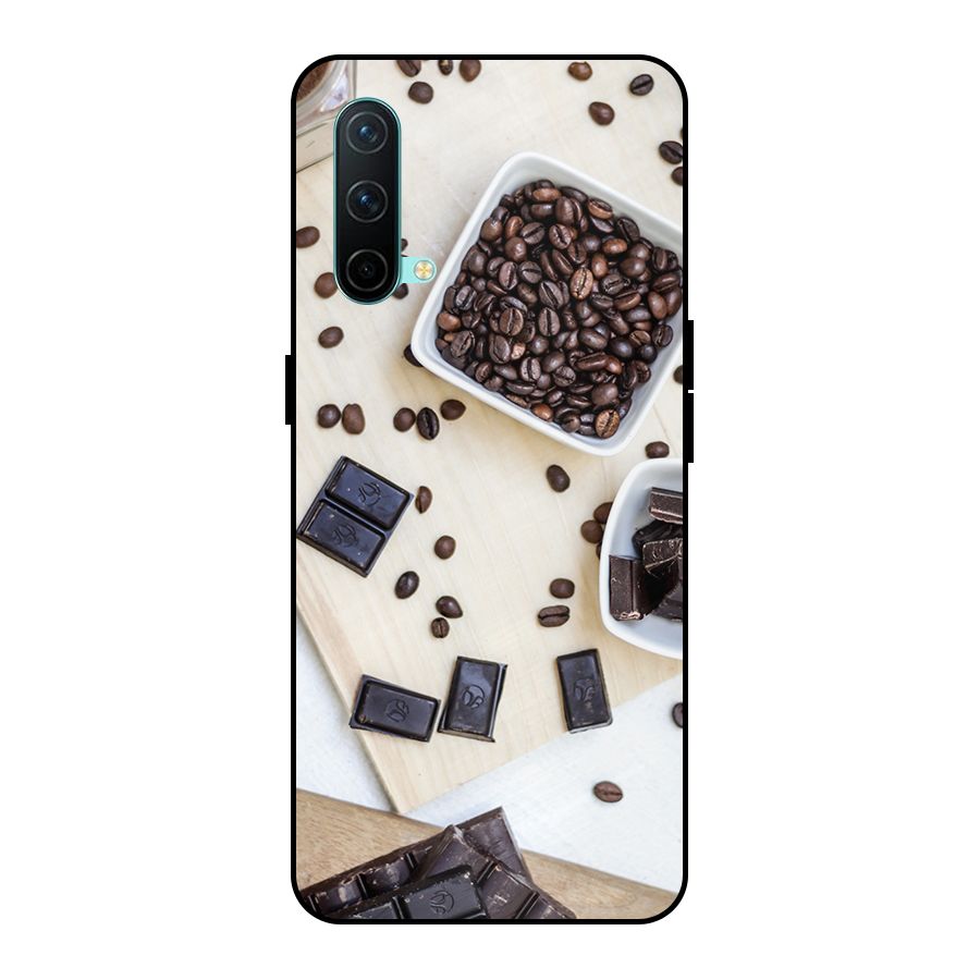 Coffee Beans and Chocolate Metal Back Case for OnePlus Nord CE 5G