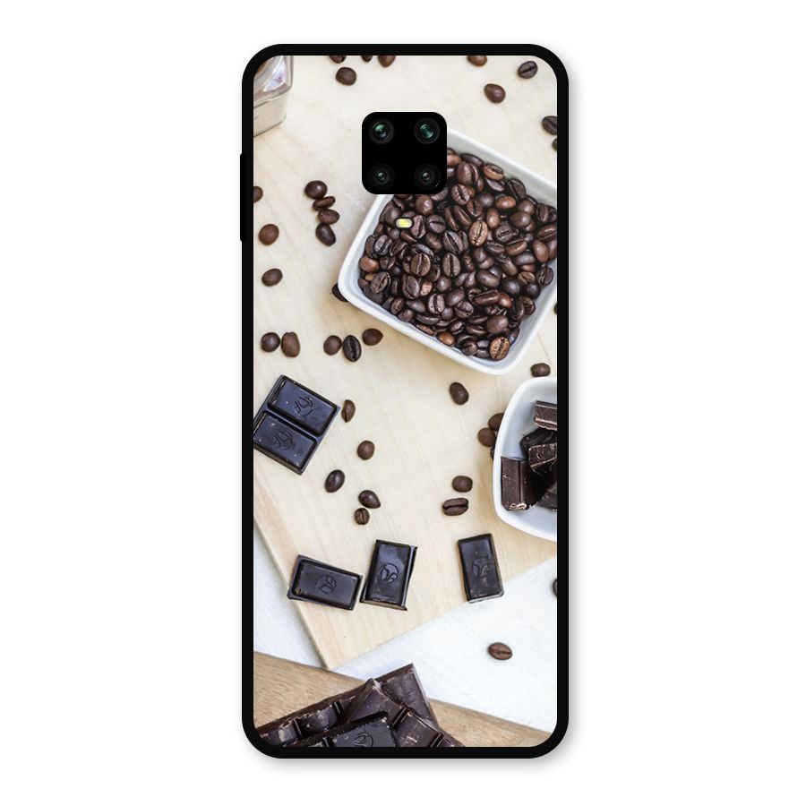 Coffee Beans and Chocolate Metal Back Case for Poco M2 Pro