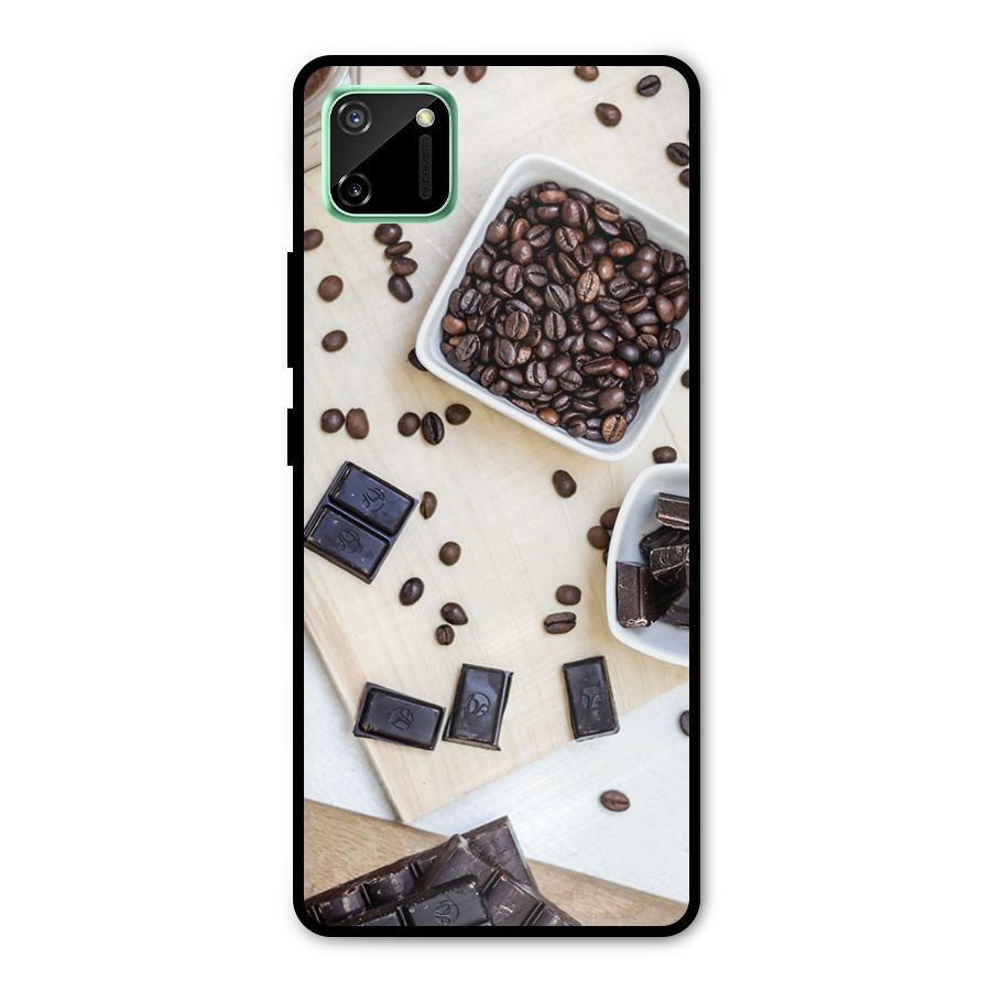 Coffee Beans and Chocolate Metal Back Case for Realme C11