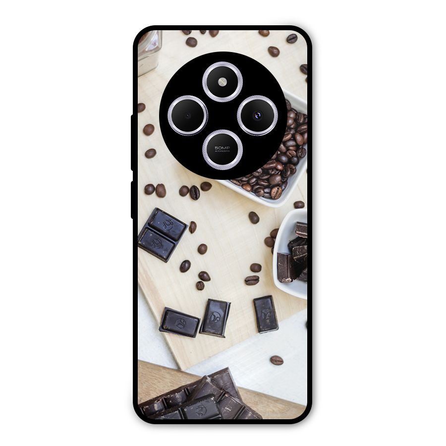 Coffee Beans and Chocolate Metal Back Case for Redmi A4