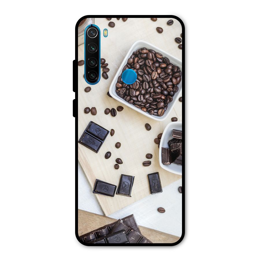 Coffee Beans and Chocolate Metal Back Case for Redmi Note 8