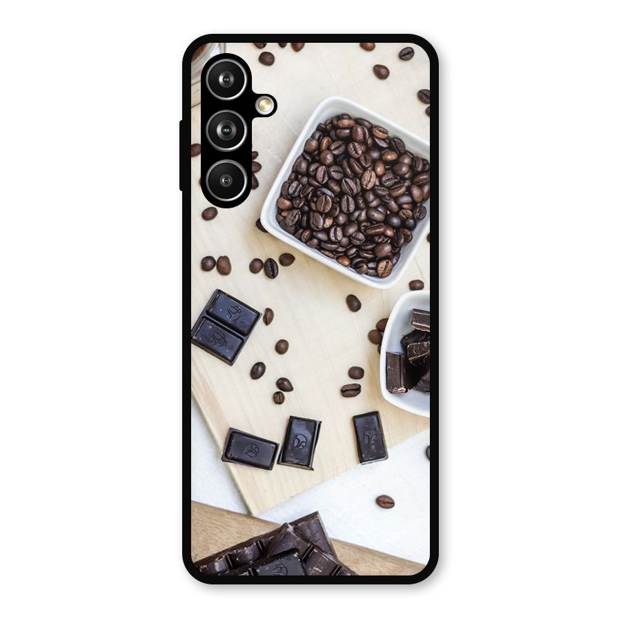 Coffee Beans and Chocolate Metal Back Case for Samsung Galaxy M54