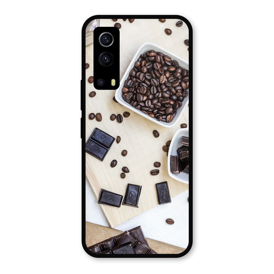Coffee Beans and Chocolate Metal Back Case for iQOO Z3