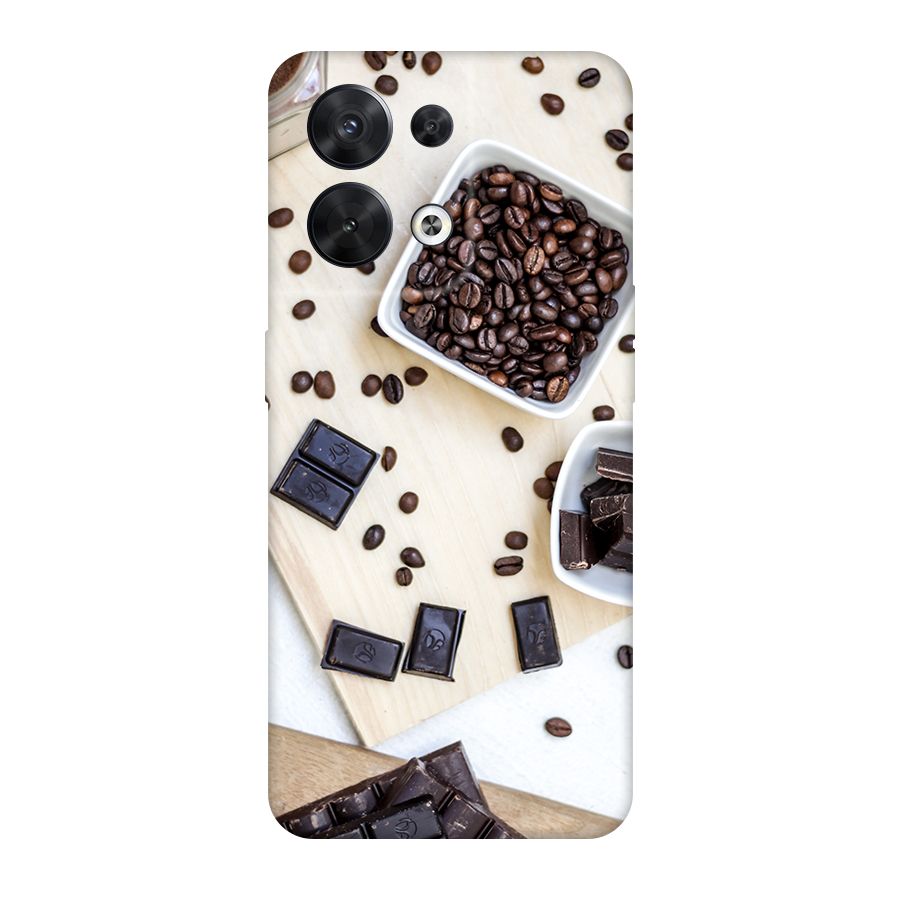 Coffee Beans and Chocolate Original Polycarbonate Back Case for Oppo Reno8 5G