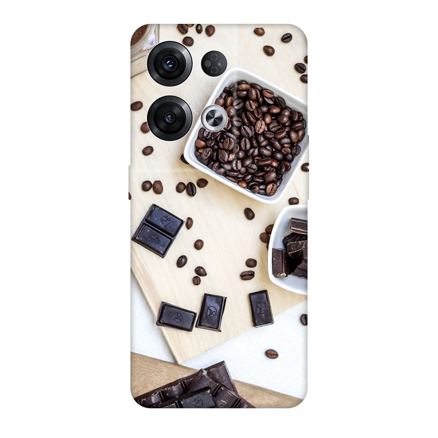 Coffee Beans and Chocolate Original Polycarbonate Back Case for Oppo Reno8 Pro 5G