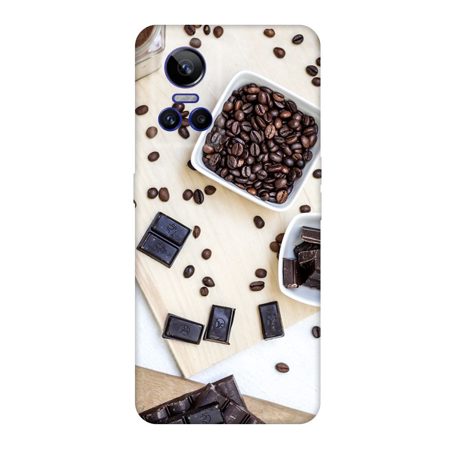 Coffee Beans and Chocolate Original Polycarbonate Back Case for Realme GT Neo 3