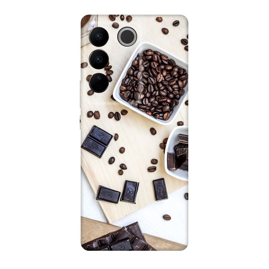 Coffee Beans and Chocolate Original Polycarbonate Back Case for Vivo V27