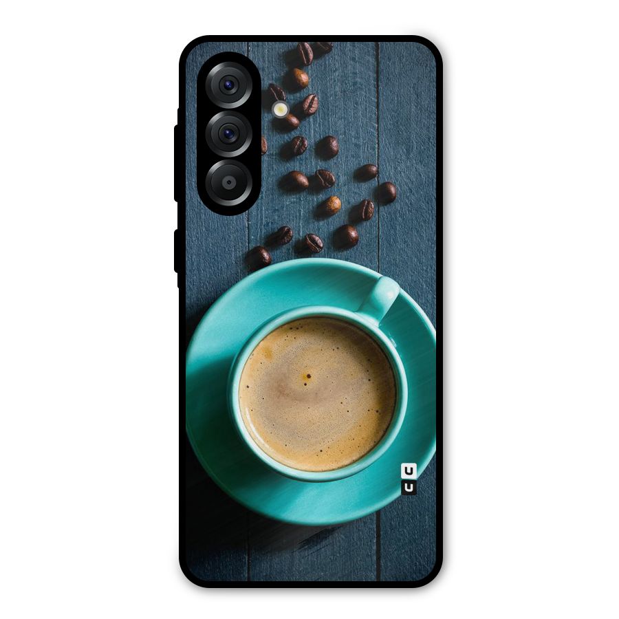 Coffee Beans and Cup Metal Back Case for Galaxy A56