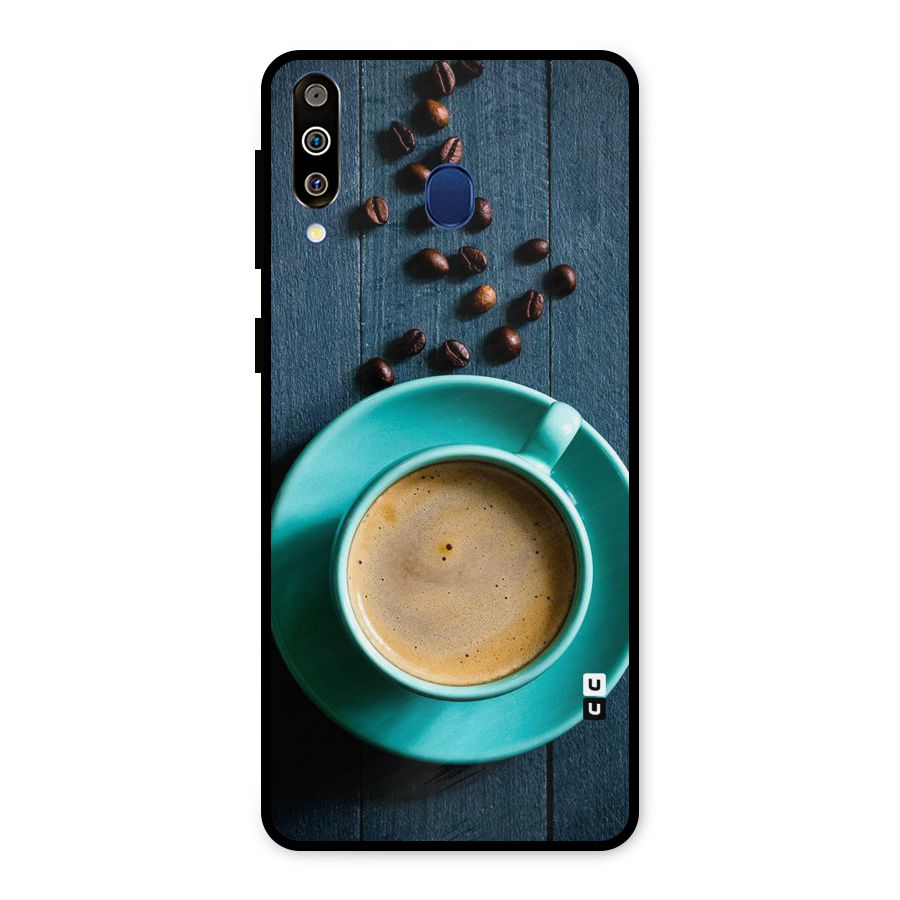 Coffee Beans and Cup Metal Back Case for Galaxy M30
