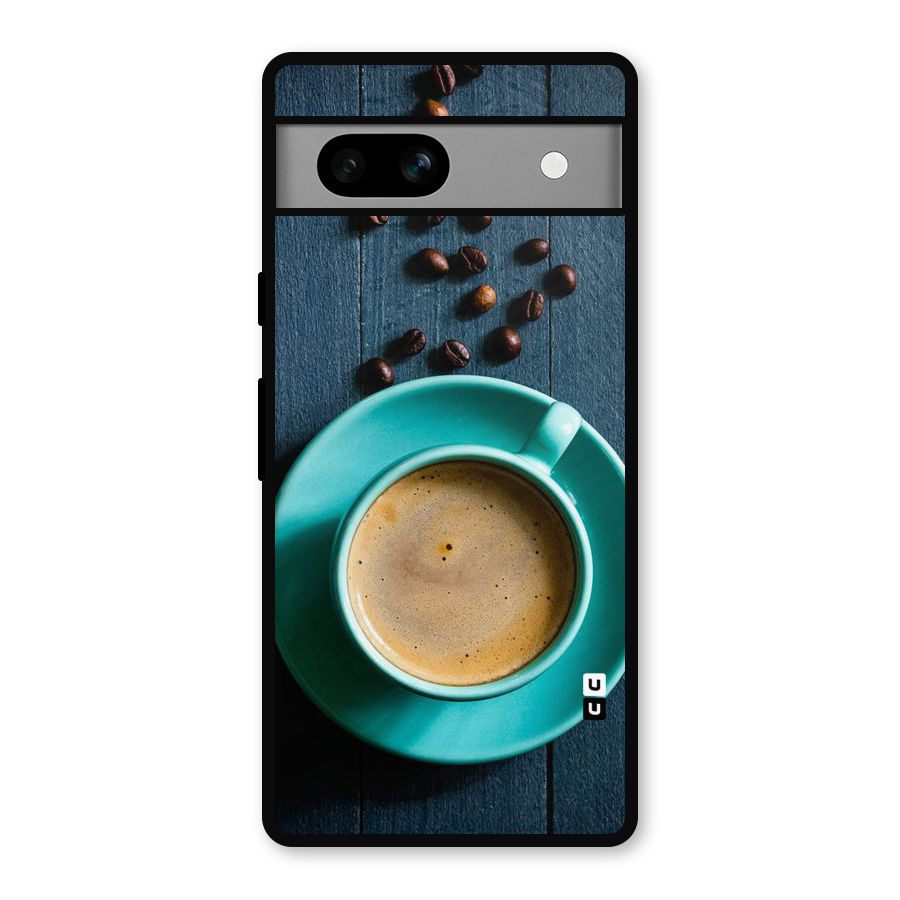 Coffee Beans and Cup Metal Back Case for Google Pixel 7a