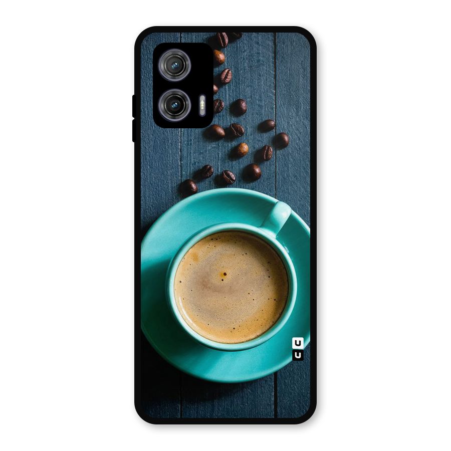 Coffee Beans and Cup Metal Back Case for Moto G73