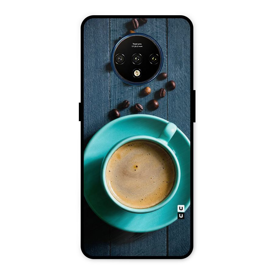 Coffee Beans and Cup Metal Back Case for OnePlus 7T