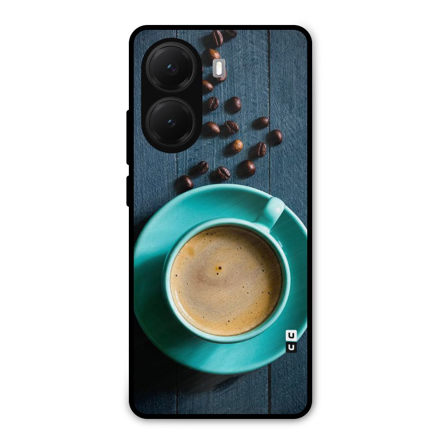 Coffee Beans and Cup Metal Back Case for Poco X7 Pro