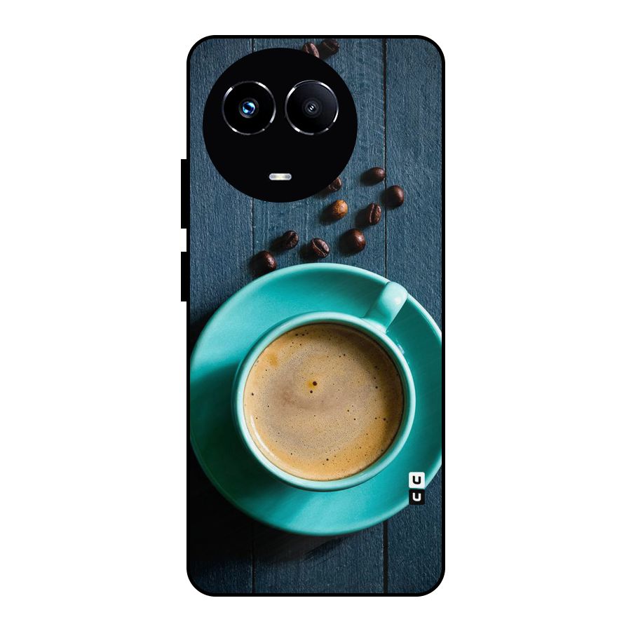 Coffee Beans and Cup Metal Back Case for Realme 11 5G