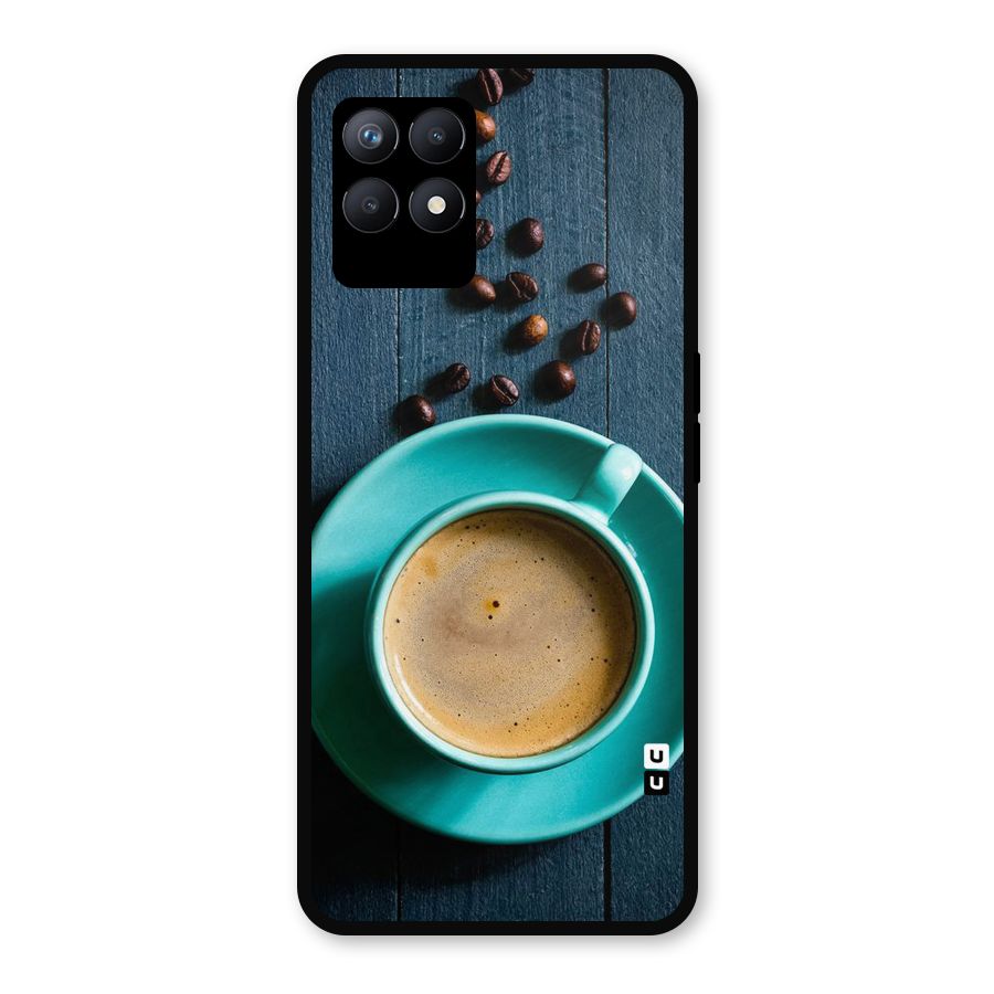 Coffee Beans and Cup Metal Back Case for Realme Narzo 50