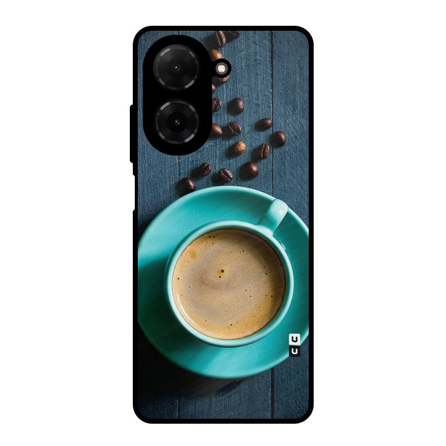 Coffee Beans and Cup Metal Back Case for Redmi A5 4G
