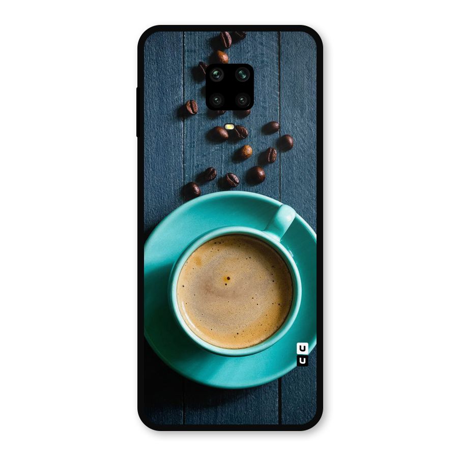 Coffee Beans and Cup Metal Back Case for Redmi Note 9 Pro