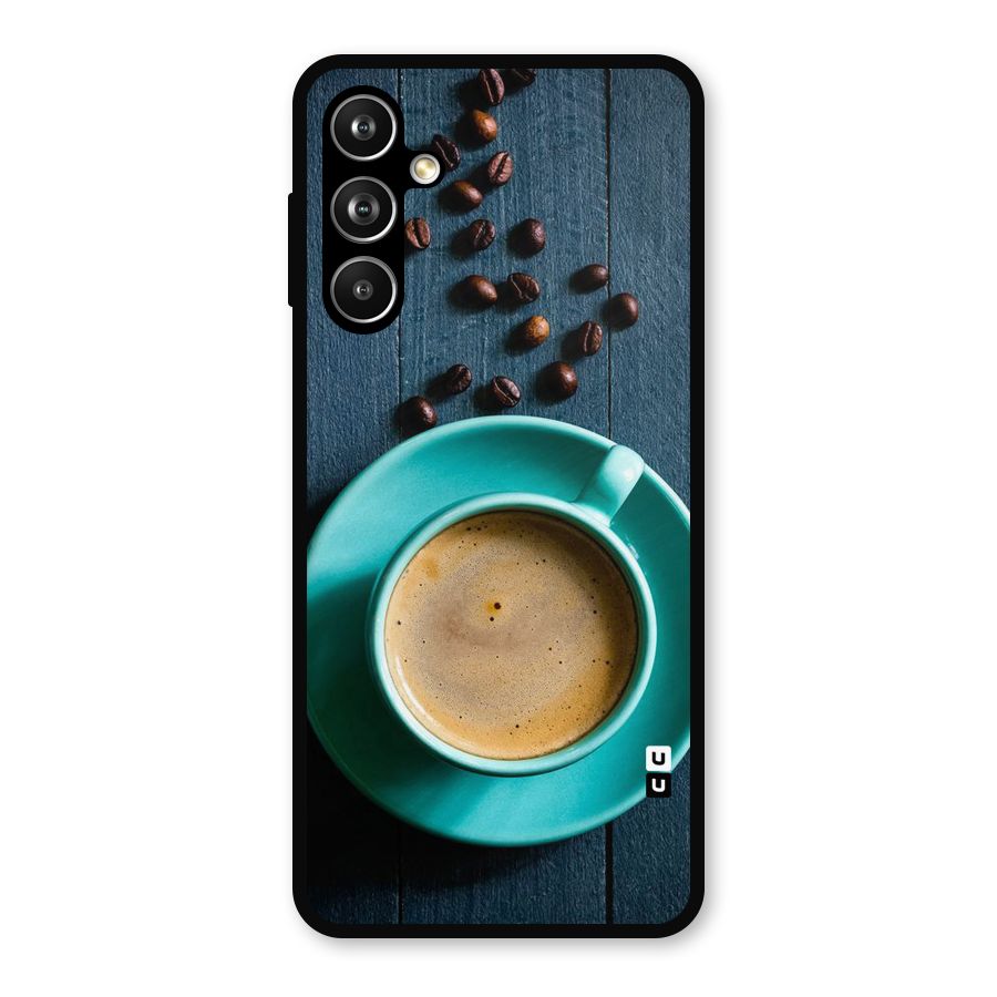 Coffee Beans and Cup Metal Back Case for Samsung Galaxy M54