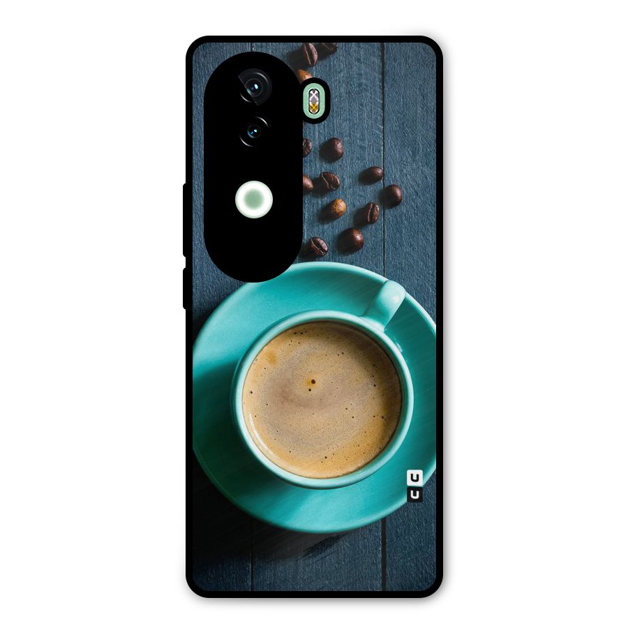 Coffee Beans and Cup Metal Back Case for iQOO Z9s