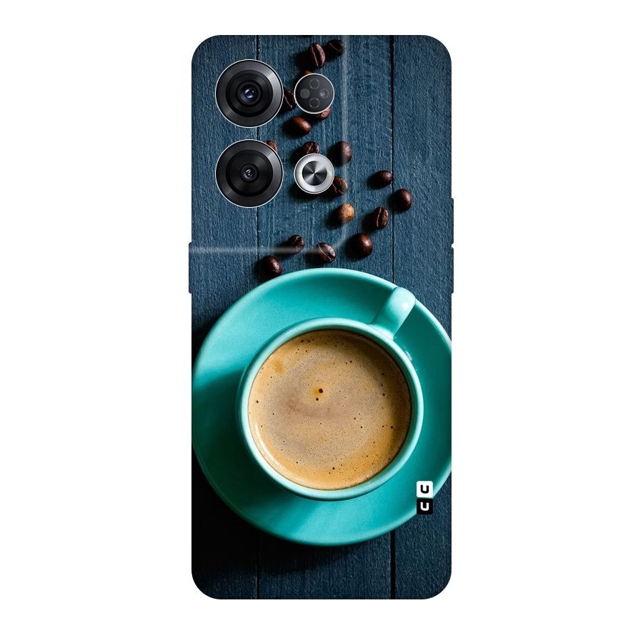 Coffee Beans and Cup Original Polycarbonate Back Case for Oppo Reno8 Pro 5G