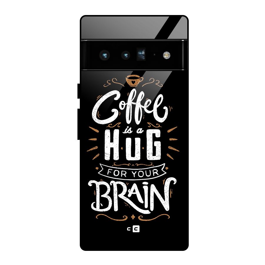 Coffee Brain Glass Back Case for Google Pixel 6 Pro