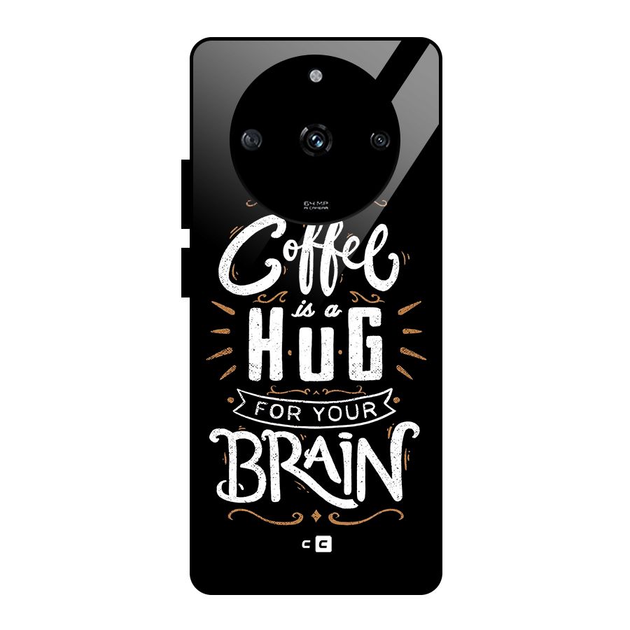 Coffee Brain Glass Back Case for Realme Narzo 60 5G