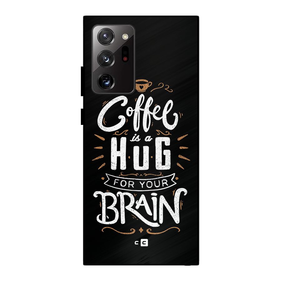 Coffee Brain Metal Back Case for Galaxy Note 20 Ultra