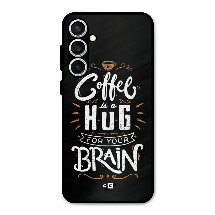 Coffee Brain Metal Back Case for Galaxy S23 FE