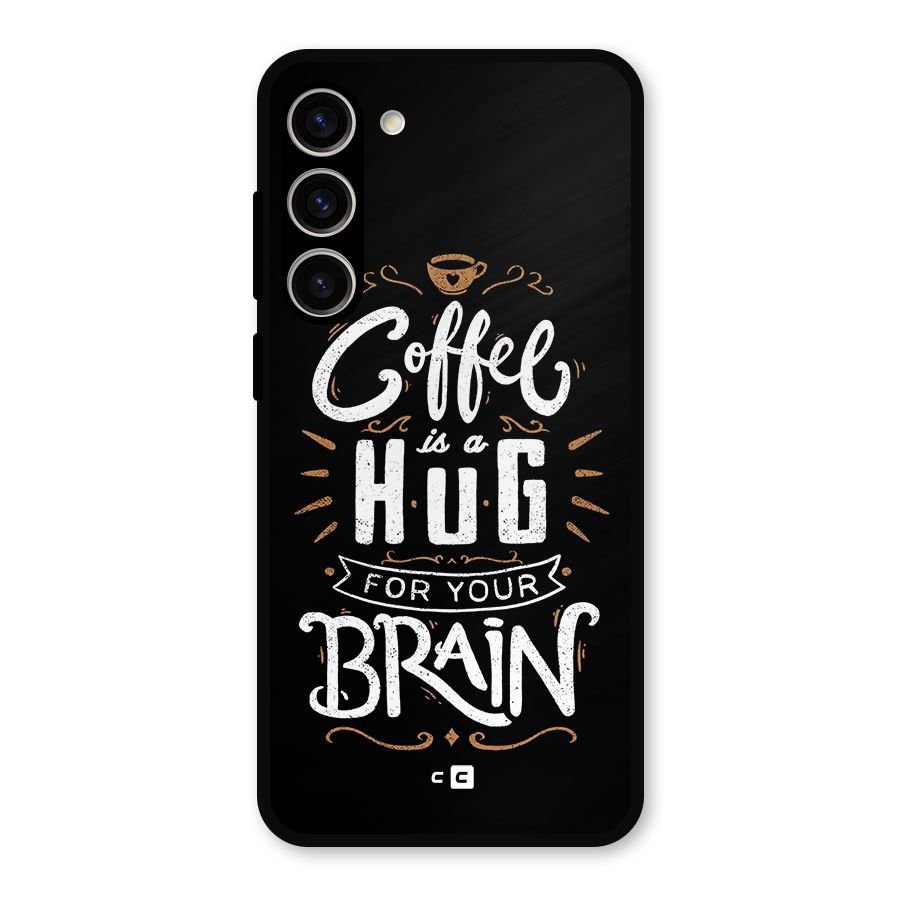 Coffee Brain Metal Back Case for Galaxy S23 Plus