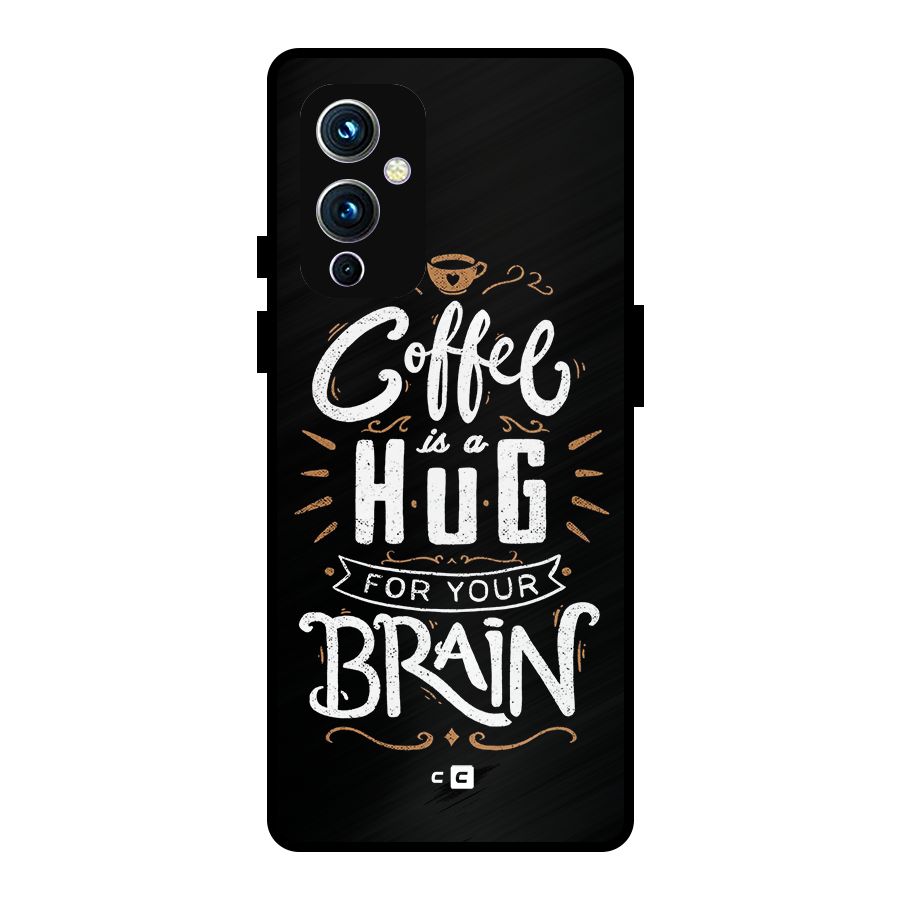 Coffee Brain Metal Back Case for OnePlus 9