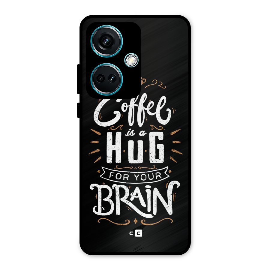 Coffee Brain Metal Back Case for OnePlus Nord CE 3 5G