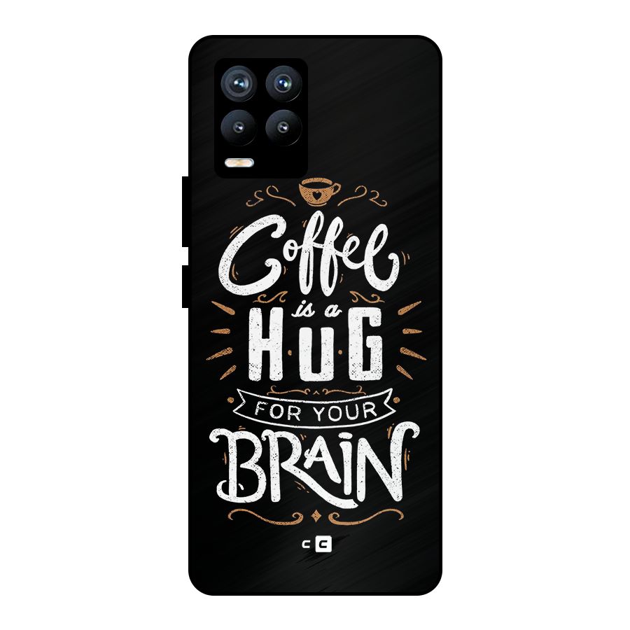 Coffee Brain Metal Back Case for Realme 8 Pro