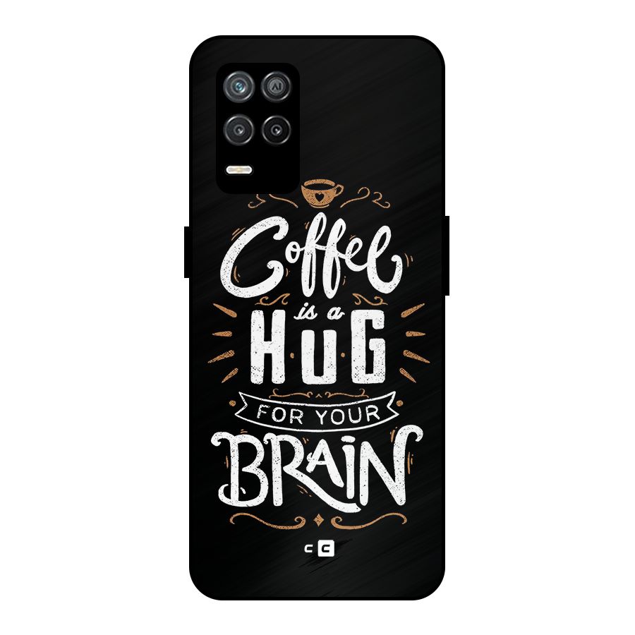 Coffee Brain Metal Back Case for Realme 9 5G
