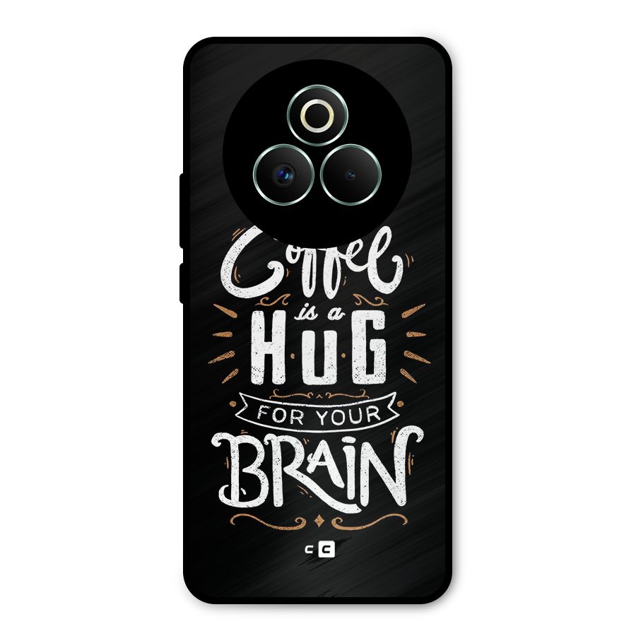 Coffee Brain Metal Back Case for Realme P3 Pro