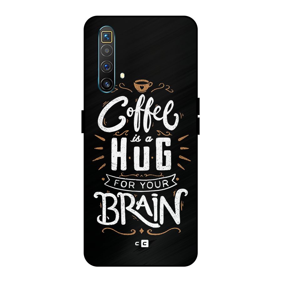 Coffee Brain Metal Back Case for Realme X3 SuperZoom