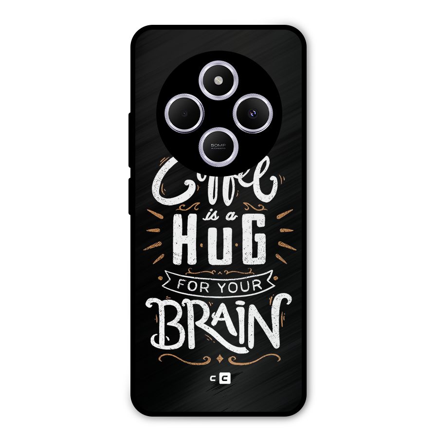 Coffee Brain Metal Back Case for Redmi A4