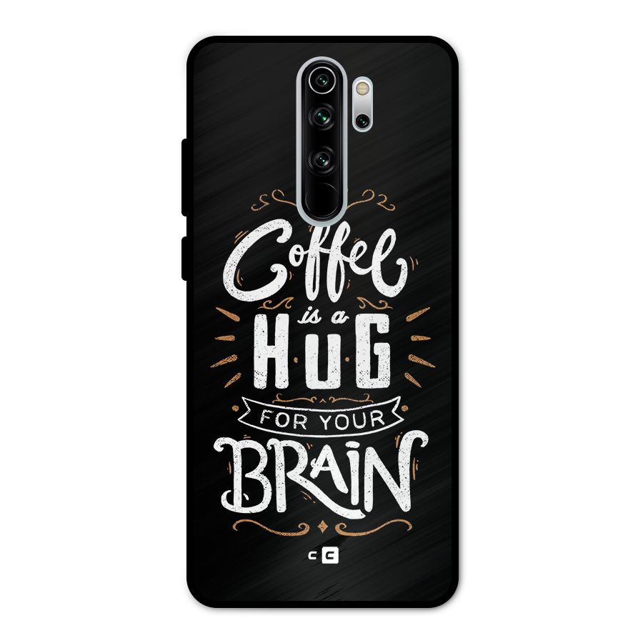 Coffee Brain Metal Back Case for Redmi Note 8 Pro