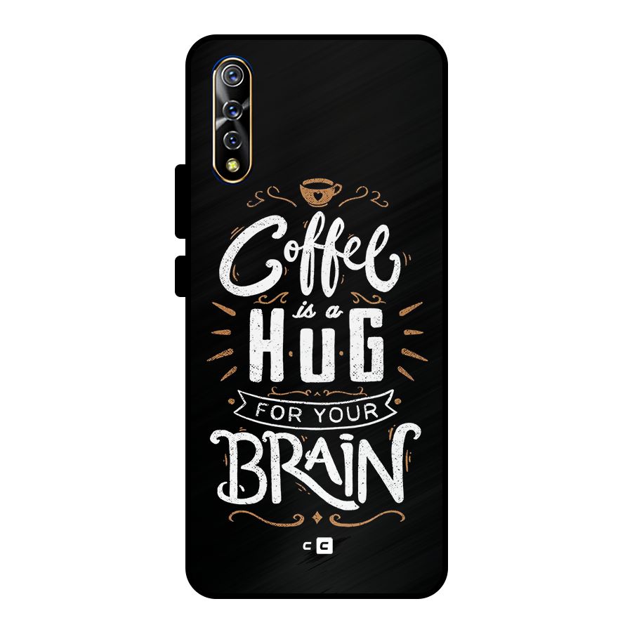 Coffee Brain Metal Back Case for Vivo S1