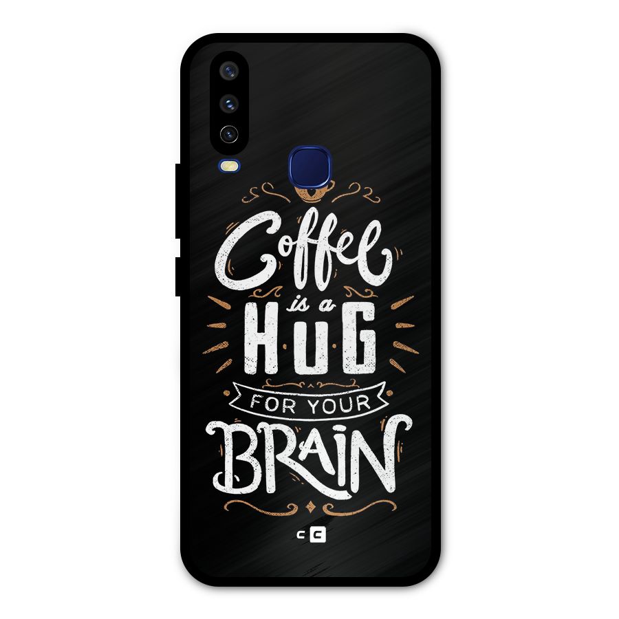 Coffee Brain Metal Back Case for Vivo Y15