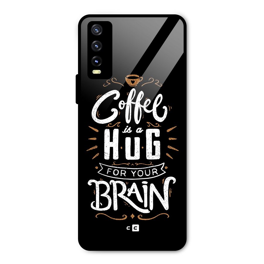 Coffee Brain Metal Back Case for Vivo Y20g