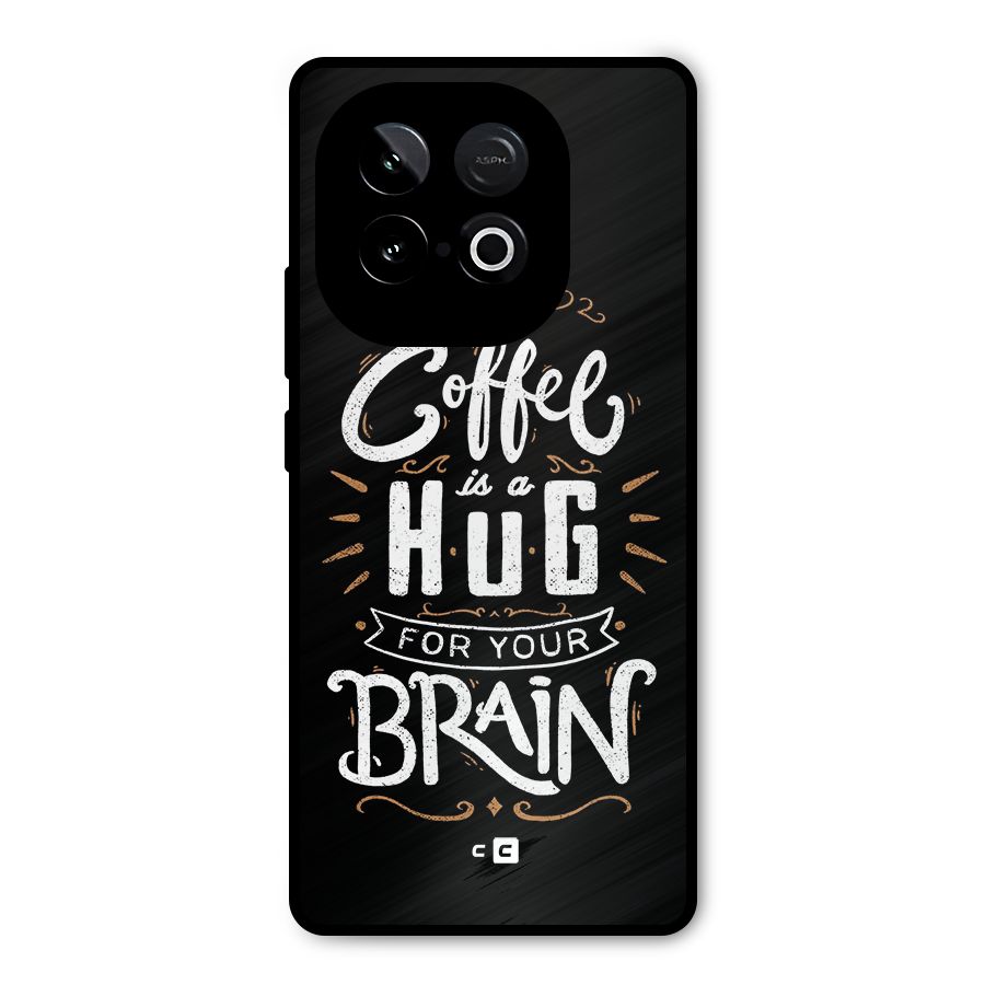 Coffee Brain Metal Back Case for iQOO Neo 10