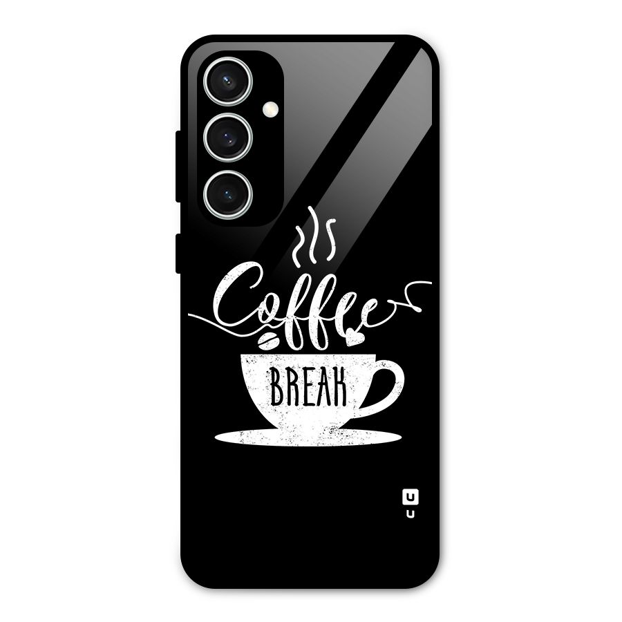 Coffee Break Glass Back Case for Galaxy S23 FE