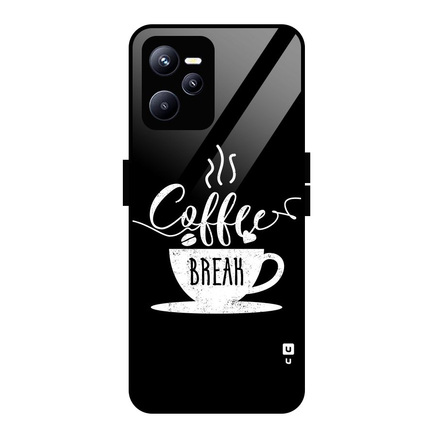 Coffee Break Glass Back Case for Realme C35