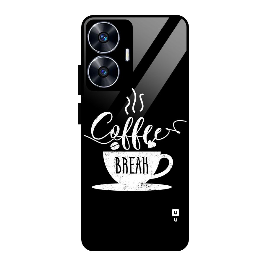 Coffee Break Glass Back Case for realme C55