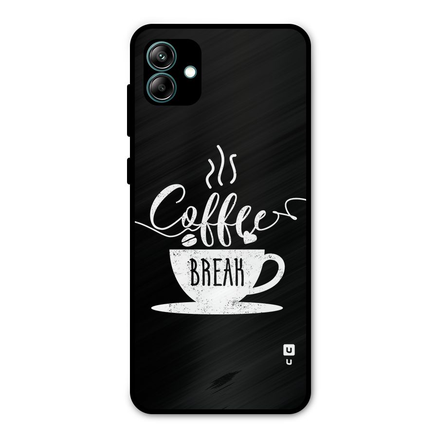 Coffee Break Metal Back Case for Galaxy A04